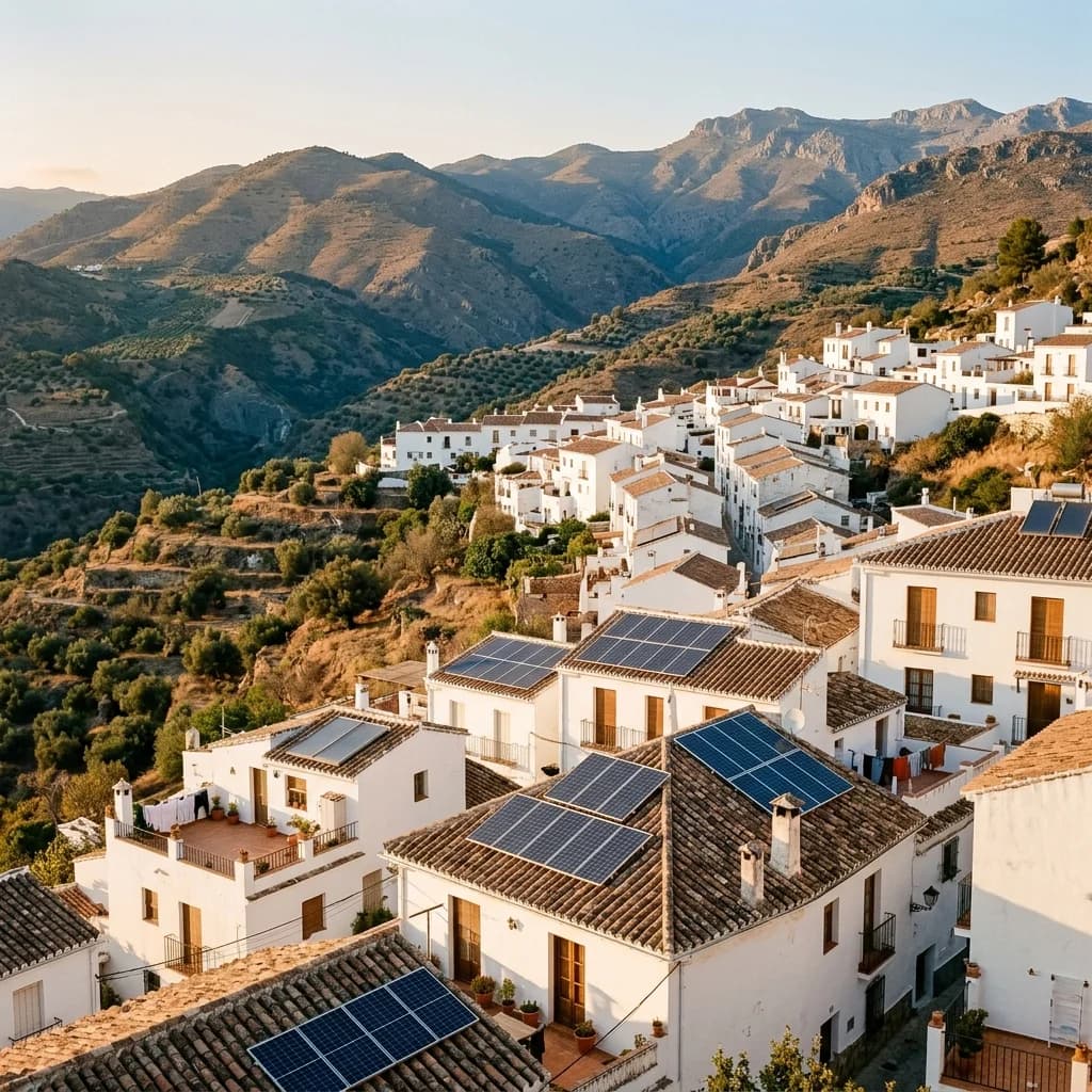 Placas solares en la Axarquía
