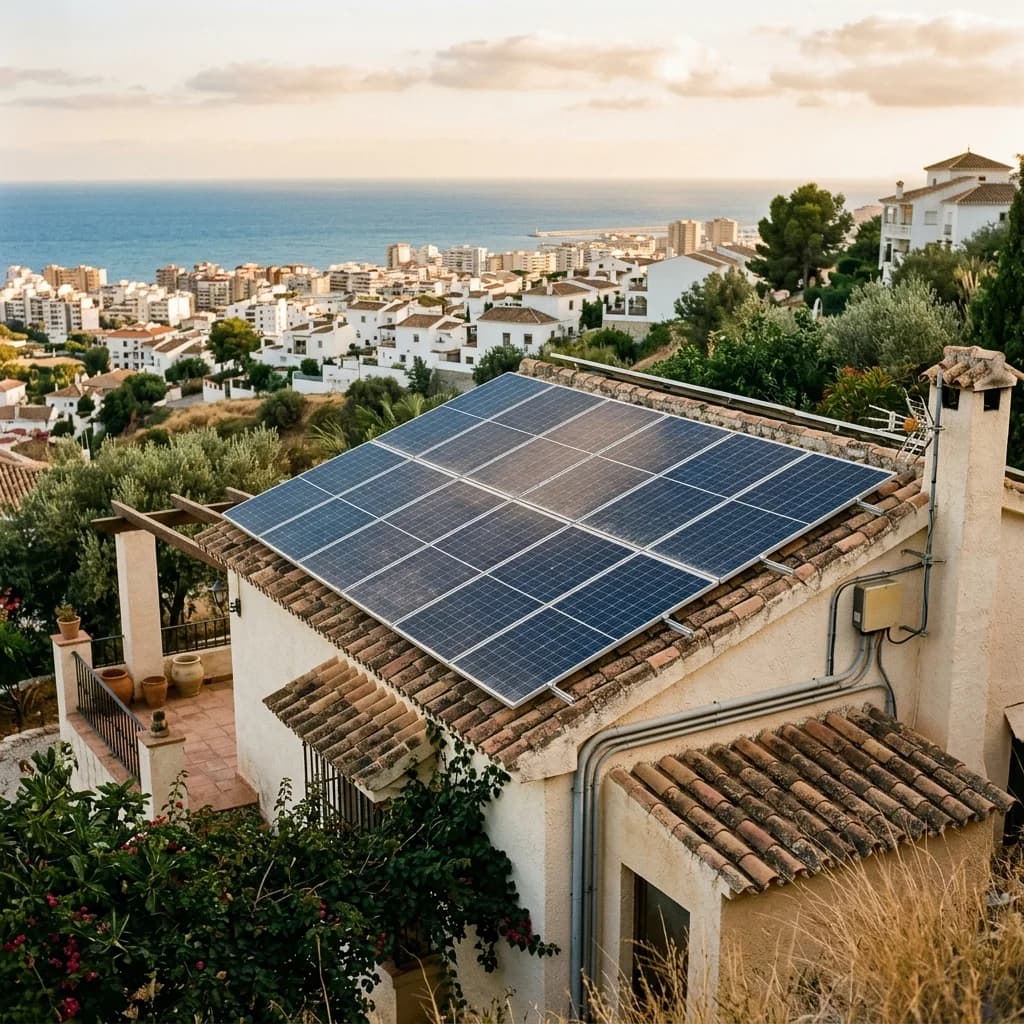 Placas solares en la provincia de Málaga